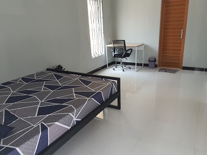 kasur double full firnished, tinggal bawa koper aja